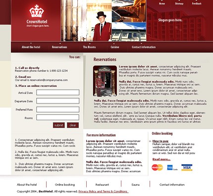 crown&nbsp;site template