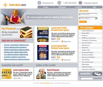 online&nbsp;site template