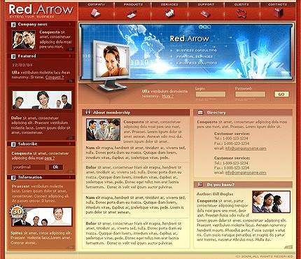 business&nbsp;site template