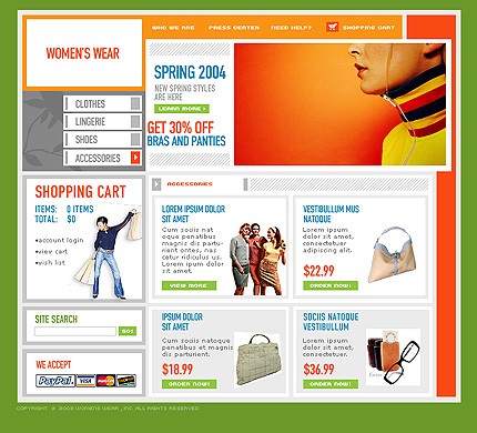 online&nbsp;site template