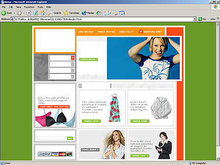shop&nbsp;website template