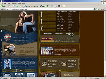 shop&nbsp;website template