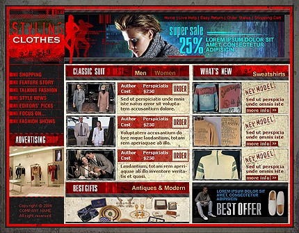 online&nbsp;site template