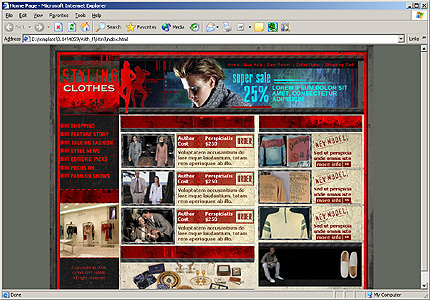 shop&nbsp;website template