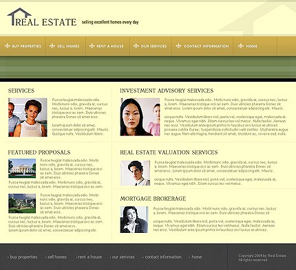 real&nbsp;site template