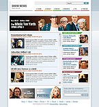 Template #4946Added: 2004-04-22Price: $68.00Categories: Entertainment, Full site, Media, Most Popular, PortalKeywords: show, news, entertainment, online, music, video, theatre, movie, tv, news, presentations, interview, posters, rubric, heading, information, media, magazine, journalistIncluded: .PSDbr.HTMLbr.FLAbr.SWF
