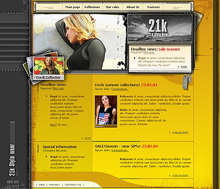 online&nbsp;site template