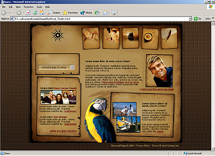 page&nbsp;website template
