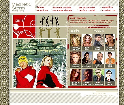 Template #5027, Adobe Photoshop Homepage Screenshot