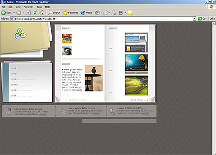 Template #5038, Html Homepage Screenshot