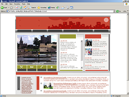 Template #5044, Html Content Page Screenshot