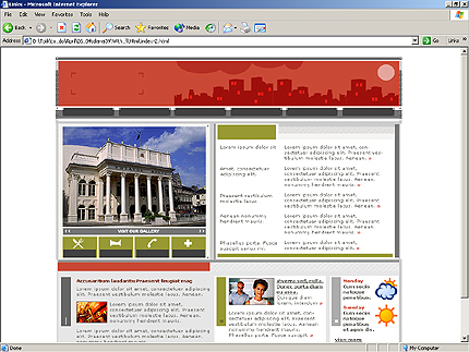 Template #5044, Html Content Page Screenshot
