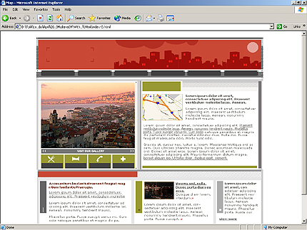 Template #5044, Html Content Page Screenshot