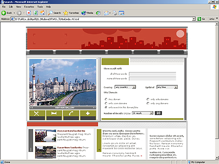 Template #5044, Html Content Page Screenshot