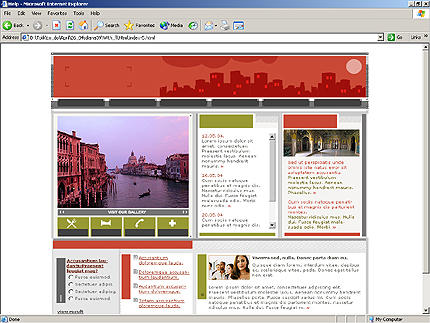 Template #5044, Html Content Page Screenshot