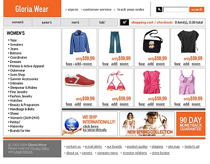 online&nbsp;site template