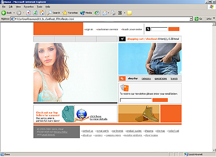 shop&nbsp;website template