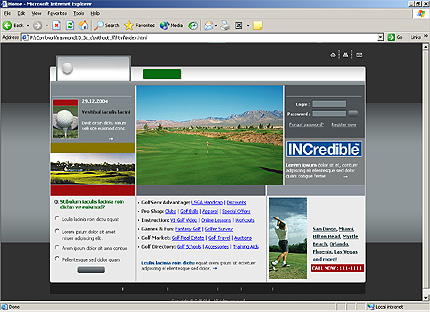 club&nbsp;website template