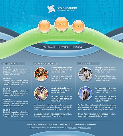 web&nbsp;site template