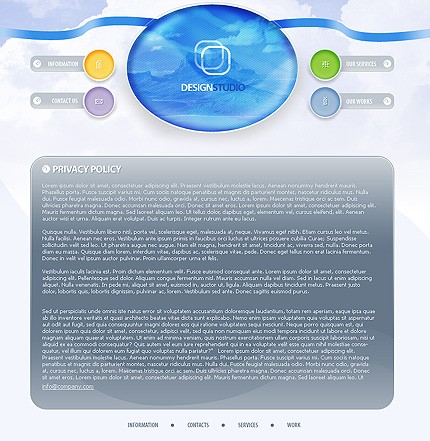 web&nbsp;site template