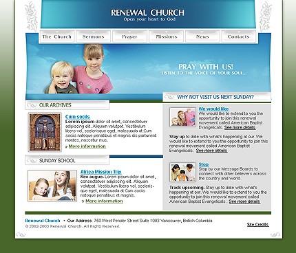 religious&nbsp;site template