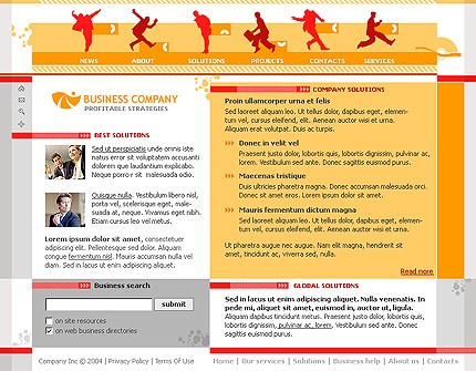 business&nbsp;site template