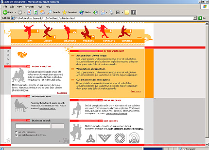 company&nbsp;website template