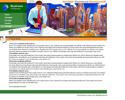 business&nbsp;site template