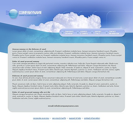 business&nbsp;site template