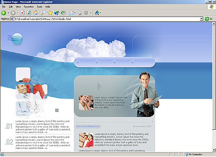 company&nbsp;website template