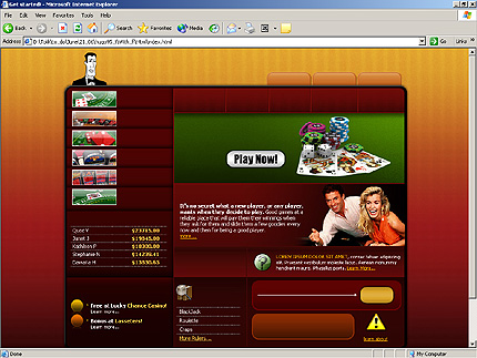 Template #5543, Html Homepage Screenshot