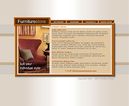 online&nbsp;site template