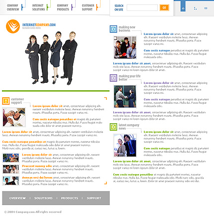 business&nbsp;site template
