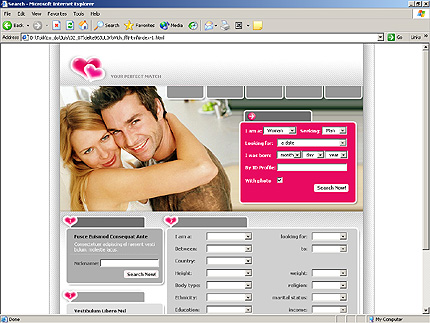 Template #5693, Html Content Page Screenshot