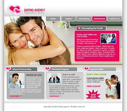 Template #5693, Photoshop Content Page Screenshot