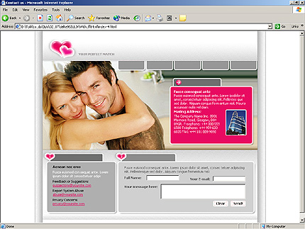 Template #5693, Html Content Page Screenshot