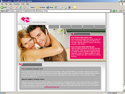 Template #5693, Html Content Page Screenshot