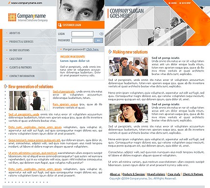 business&nbsp;site template