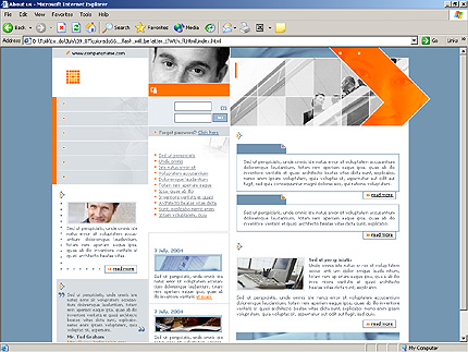 company&nbsp;website template
