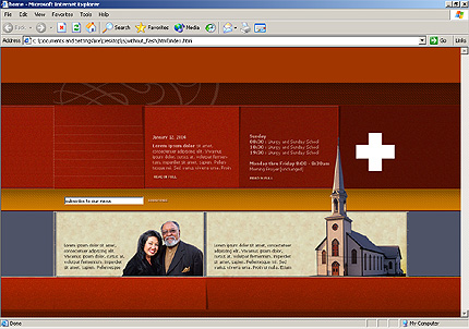 religion&nbsp;website template