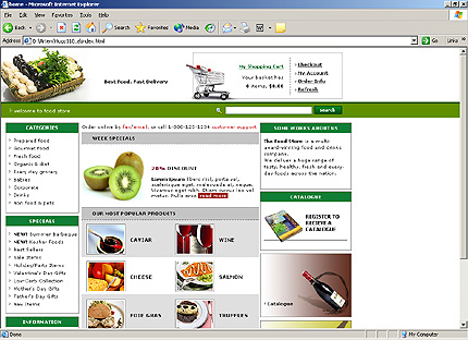shop&nbsp;website template