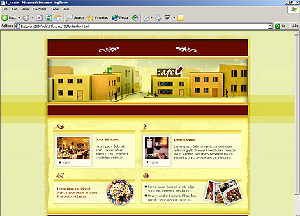 restaurant&nbsp;website template