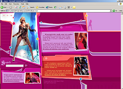 club&nbsp;website template