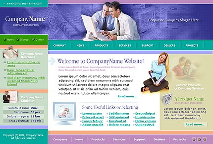 business&nbsp;site template