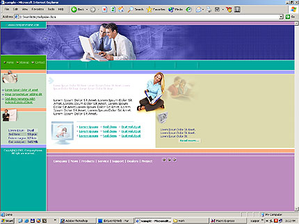 company&nbsp;website template