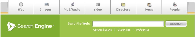 search&nbsp;website template