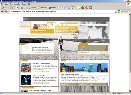 alternative&nbsp;website template