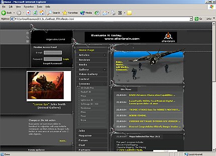 portal&nbsp;website template