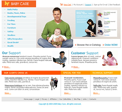 online&nbsp;site template