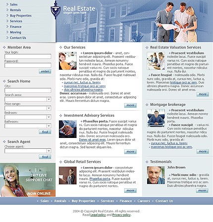 real&nbsp;site template